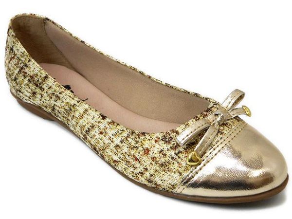 Sapatilha Nativa Brasil - Dourado